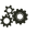 Three cogs, all  highlighted